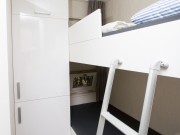 Slaapkamer met stapelbed Bos-chalet - kleiner.jpg